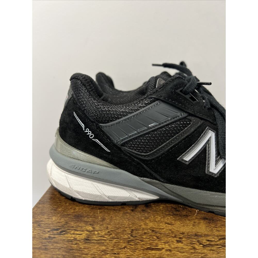 New Balance 990v5 Black/Silver Women’s Sz 9.5B ~ MADE IN USA, W990BK5 - Picture 2 of 13